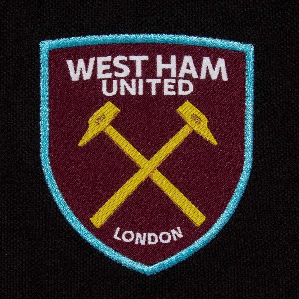 West Ham United FC Mens Crest Polo Shirt
