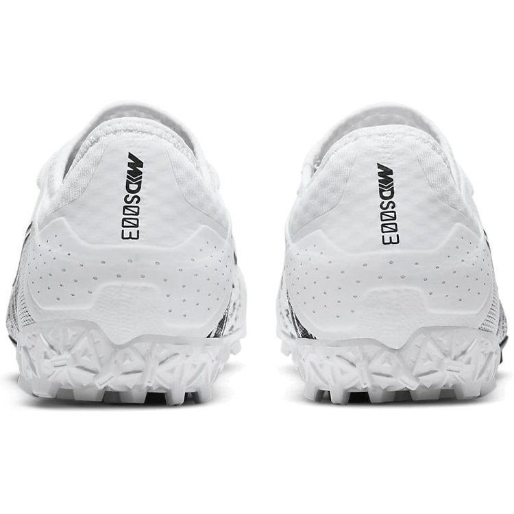 Nike Mercurial Vapor 13 Pro MDS Круглый носок Шнуровка Низкий верх Сороконожки Мужские кроссовки Белый Черный CJ1307-110