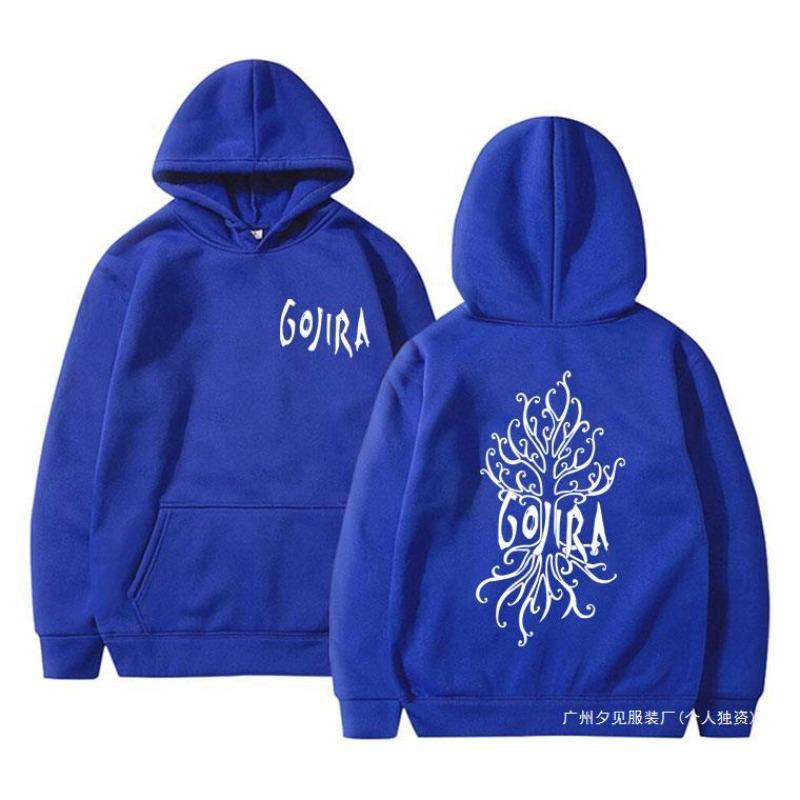 French Metal Band Gojira The Link Alive Music Album Cover Do Fabric Street Hoodie Skating Running Sweatshirt Cyberpunk Style