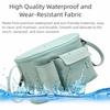 Large Capacity Baby Stroller Bag Multiple Pockets Oxford Cloth Baby Stroller Hanging Bag with Zipper Cartoon