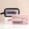 High-Quality Cosmetic Bag For Women Travel Transparent Waterproof Cosmetic Storage Powder Large Capacity Cosmetic Storage Bag