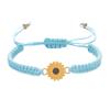Bohemian Daisy Handwoven Wristband For Summer Travel And Giftgiving