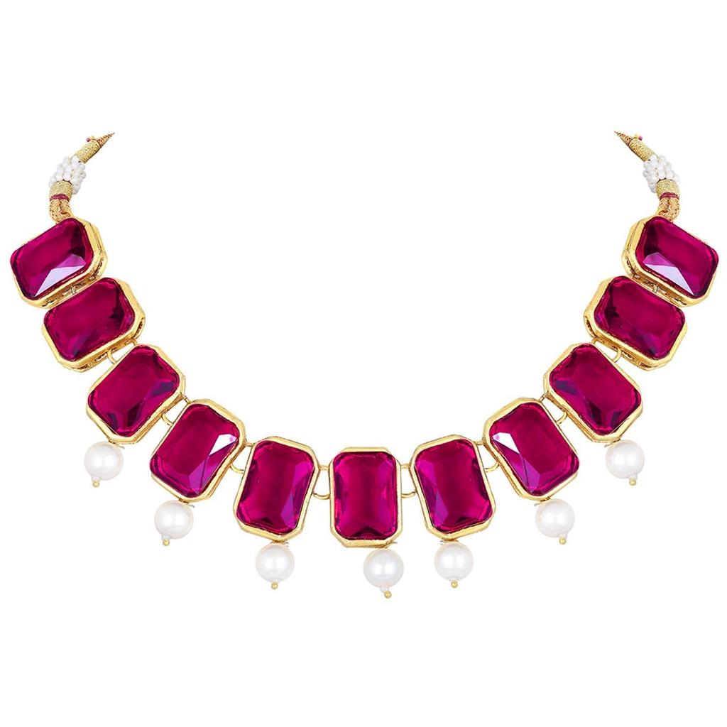 Традиционное хрустальное колье и набор украшений подарок для женщин