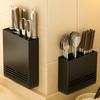 Rust-proof Cutter Holder Wall Mounted Chopstick Storage Box Chopstick Tube  Tableware Organization