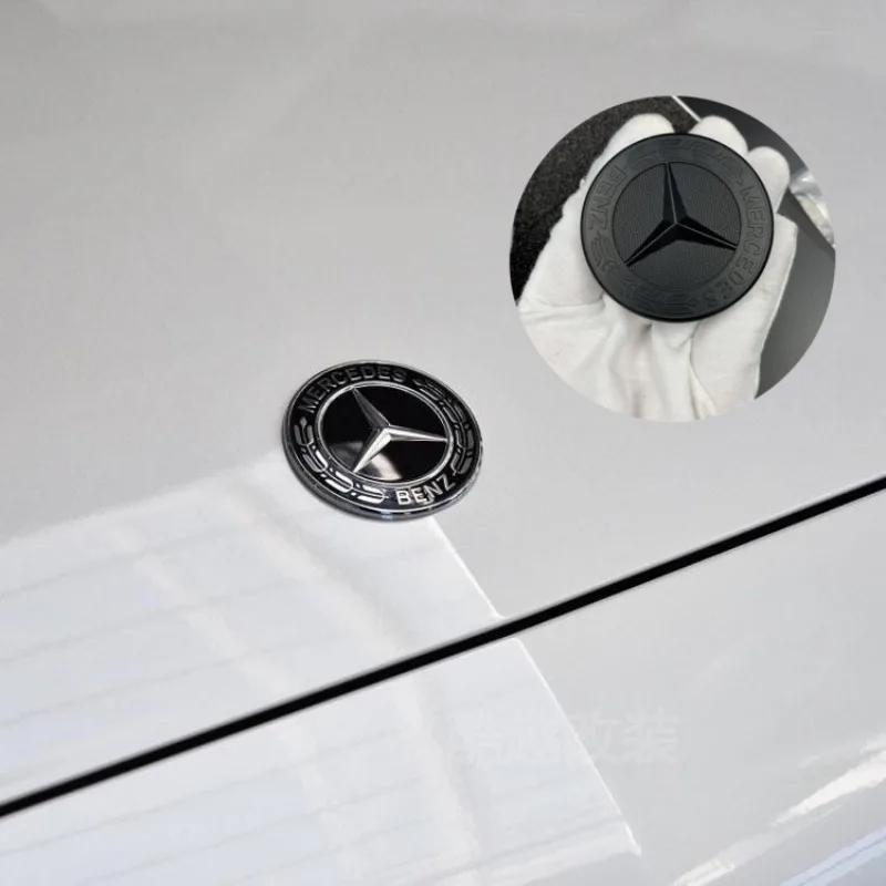 1 шт. 57 мм Эмблема на капот автомобиля Значок Капот Автоаксессуары Для Benz W204 W205 W212 W213 W221 W177 W246 GLA GLC CLA
