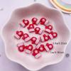 50pcs Resin Mini Colorful Christmas Snowman Tree Snowflower Deer Flat Back Figurines Nail Art DIY Scrapbooks  Accessories