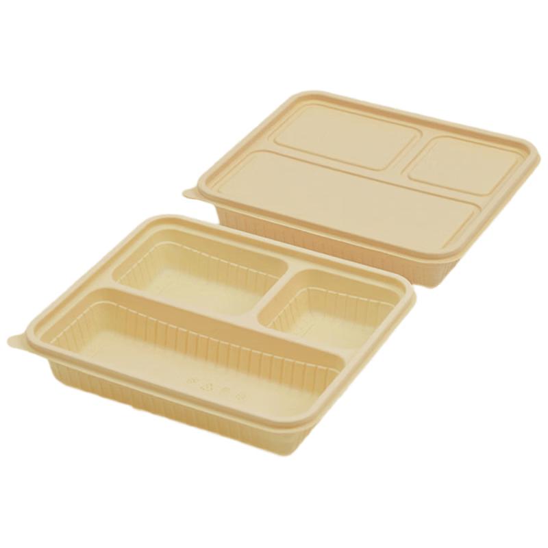 Biodegradable Corn Starch Disposable Food Containers with Lids