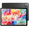 Планшет Android 16, 11 дюймов, 30 ГБ ОЗУ + 128 ГБ ПЗУ, WiFi 6, Bluetooth 5.3, Двойная камера