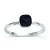 Silver Ring 'Sissi' Black Silver (rhodium) - 5 Mm