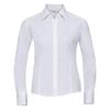 Russell Collection Ladies/Womens Long Sleeve Poly-Cotton Easy Care Fitted Poplin Shirt