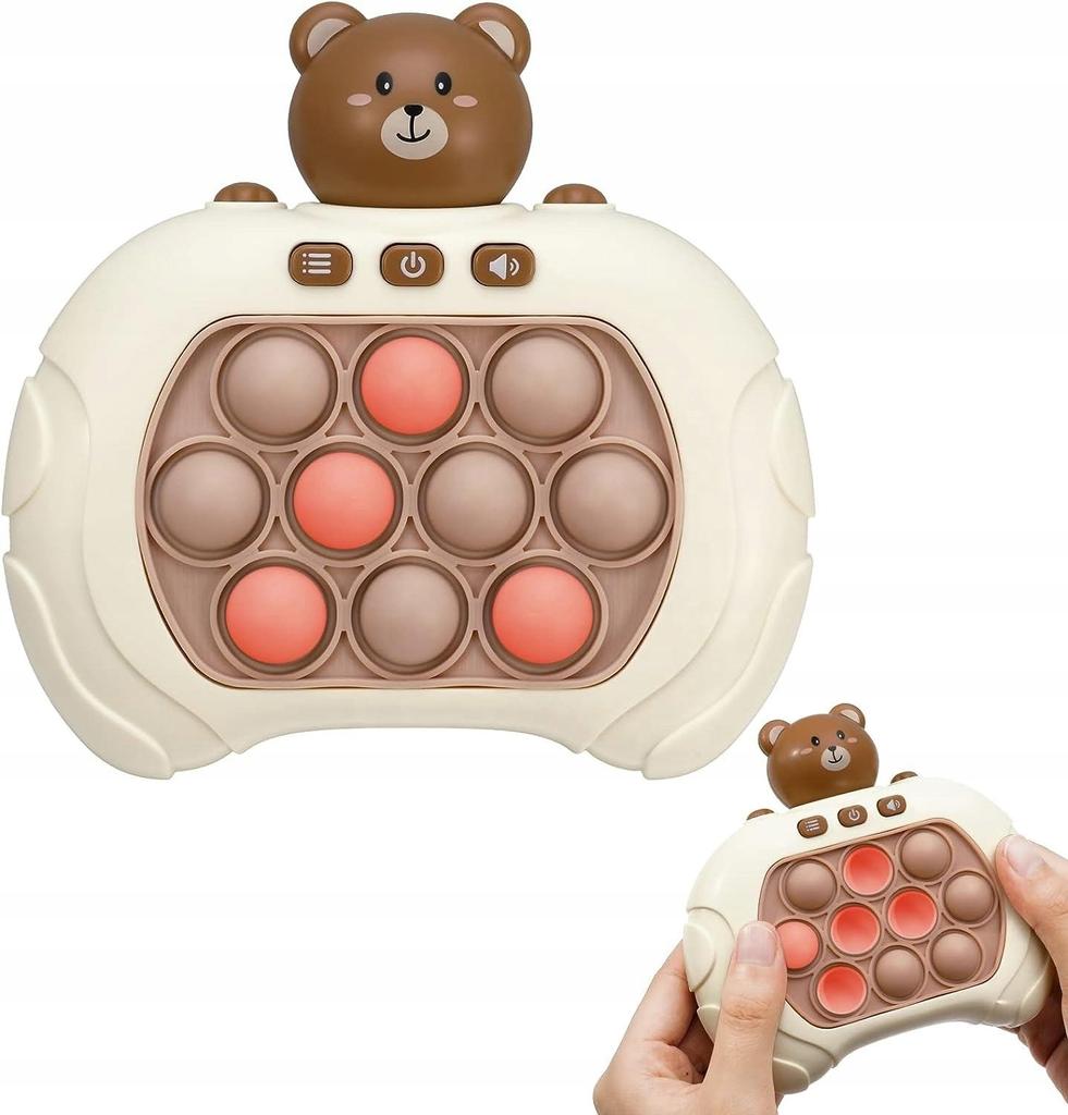 Electronic Game Pop It Sensory Development For Memory Reflexes Children Teddy Bear
