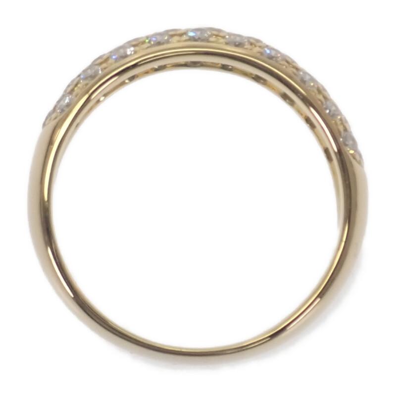 Без бренда  #12(Размер Японии) кольцо K18 желтое золото Женщины