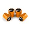 T264PCS Metal Car Wheel Tire Valve Caps Stem Cover Car Accessories For Volkswagen GTI Polo Golf Passat Scirocco Jetta Touareg RLINE