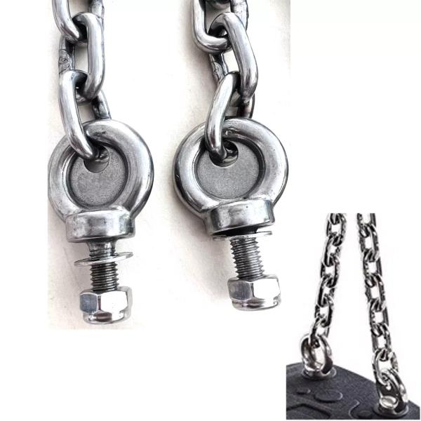 Set of galvanized chains 5mm 1.8m