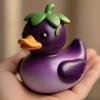 Vegetable Duck Statue Cartoon Corn Carrot Eggplant Cabbage Duck Resin Figurine Home Office Desktop Decoration Ornament