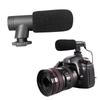 Микрофон в форме пистолета для DSLR: Аудиозахват с шумоподавлением для записи видео в реальном времени, интервью и с 3,5-мм интерфейсом