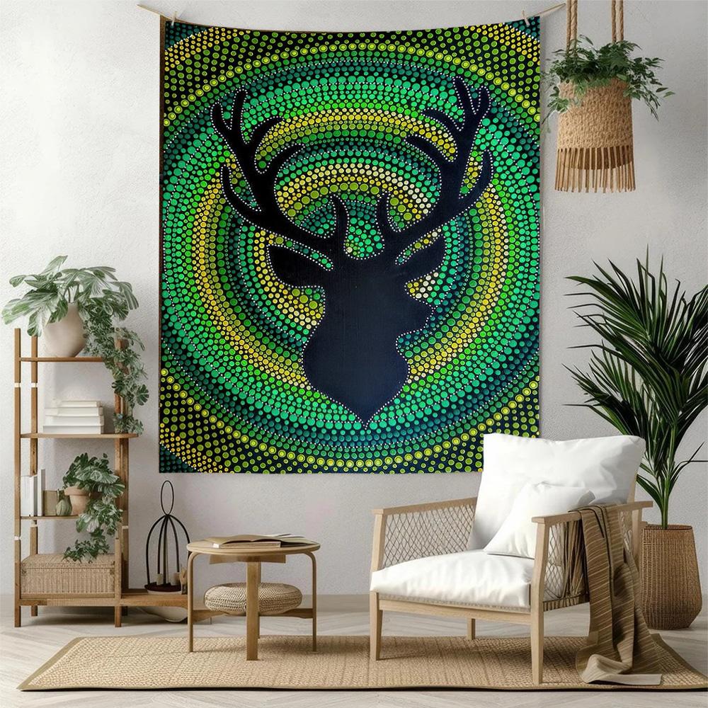 Australian Aboriginal Style Wall Decor Tapestry Art For Pet Memorial Birthdaywedding Party Backdrop Family Gift