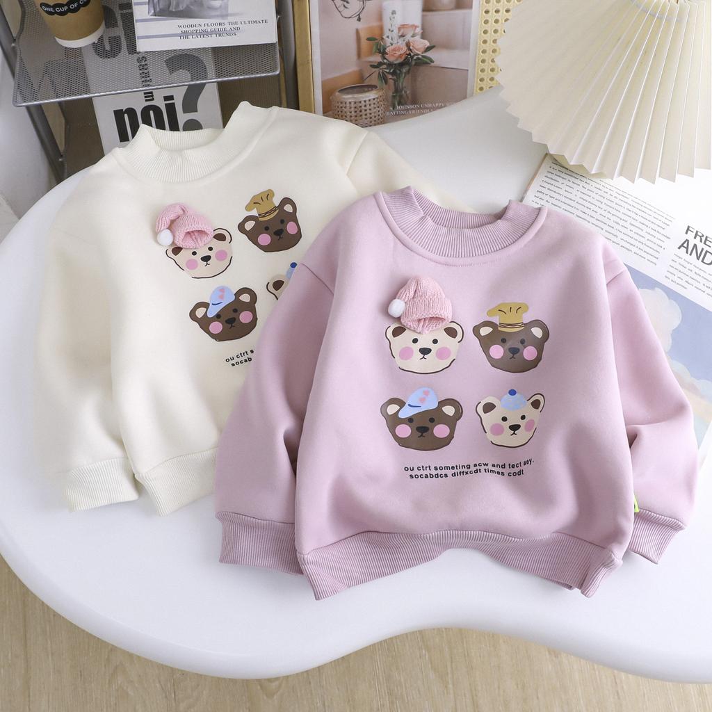 Girls Baby Bottoming Shirt Spring Autumn Winter Long Sleeve T-Shirt for Girls Cartoon Teen Children Fashion Outwear Clothes Tops