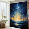 Водонепроницаемая шторка для душа с защитой от плесени «Звездная ночь», пейзаж - Завораживающий дизайн для спокойного декора ванной комнаты