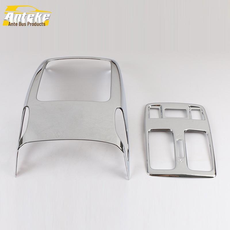 Подходит для 17 моделей Grand Cherokee: Задняя декоративная рамка воздуховода и накладка для защиты от ударов ногами для кондиционера третьего ряда.