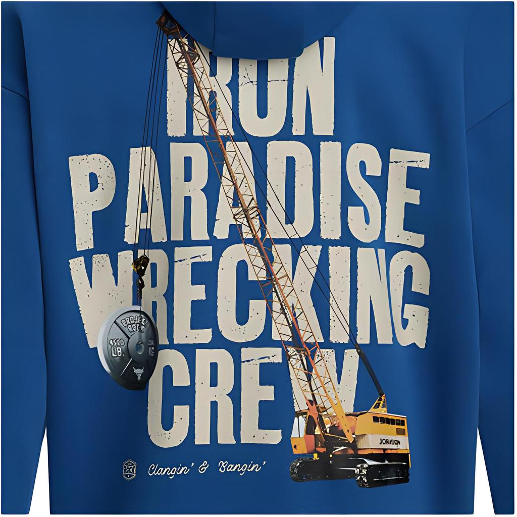 Under Armour Project Rock флисовая тренировочная толстовка с капюшоном Мужские толстовки Tech-Blue 1386902-432