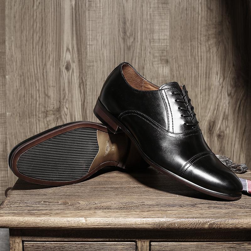 Классические трехсоставные кожаные туфли, официальная мужская обувь, ручная полировка, лидер продаж на Amazon, мужская обувь больших размеров