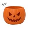 Succulent Pot for Plants Pumpkin Face Planter 3D Printed Jack O Lantern Flower Pot PLA Statue Halloween Theme Seasonal Container Indoor Moss