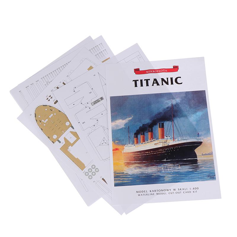 1:400 DIY Handcraft Titanic Ship 3D Бумажная Модель Наборы Игрушки