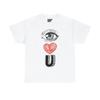 Футболка с графическим принтом 'Я люблю тебя' (Eye Love You)