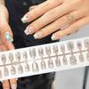 Gem Baroque Cat Eye Glitter 3D Star Moon Vintage Nail Art Patches