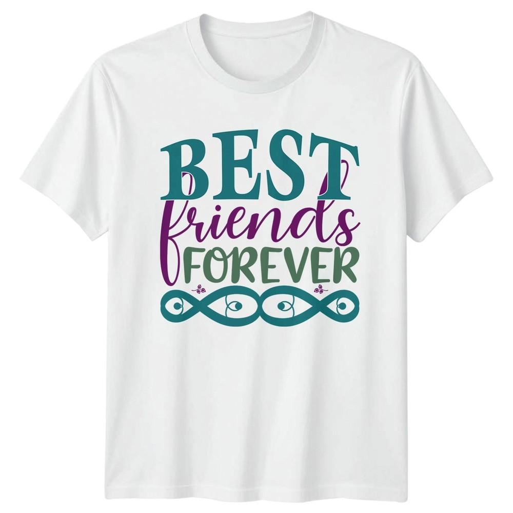 Best Friends Forever Unisexs TShirt Friendship Birthday Gift For Her