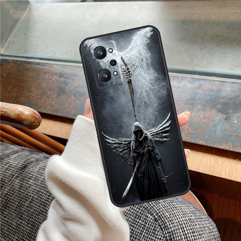 Death Grim Reaper Skull Case For Realme 15 Pro GT7 GT6 11 12 13 14 Pro Plus C55 C51 C53 C35 C33 C61 C65 C67 C71 C75