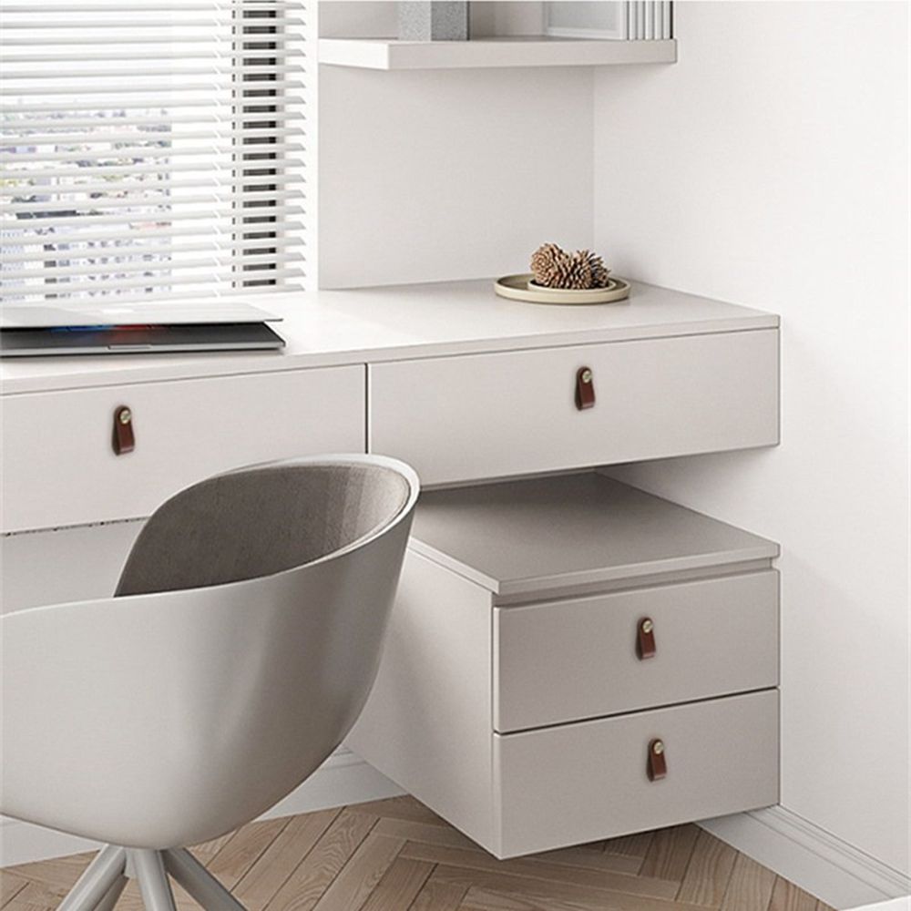 Kitchen Wardrobe Cabinet Soft Door Pulls Leather Handle Furniture Knobs Drawer Handle