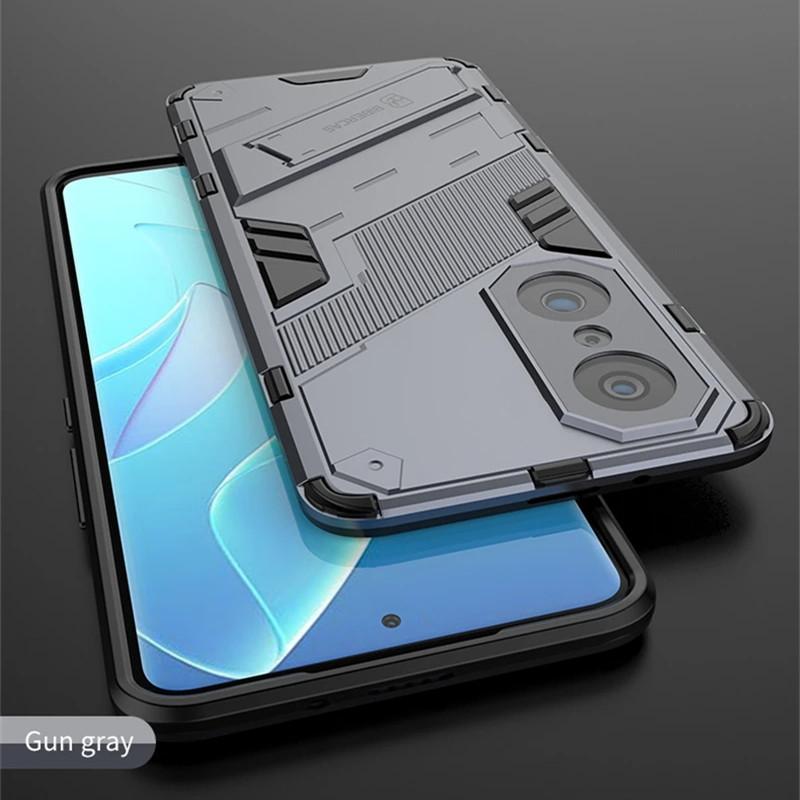 Rugged Armor Shockproof Phone Case For Huawei Nova 9 11 SE 12 Honor 50 70 90 100 Pro Hidden Holder Stand Back Cover