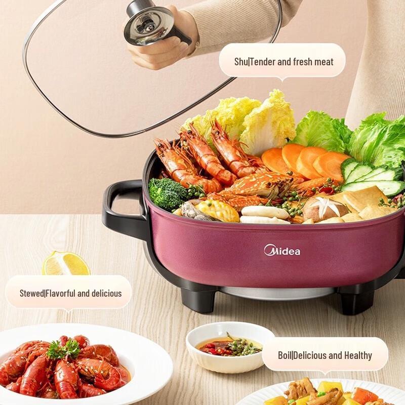 Midea 6-литровый многофункциональный электрический самовар с китайской вилкой (адаптер в комплекте)