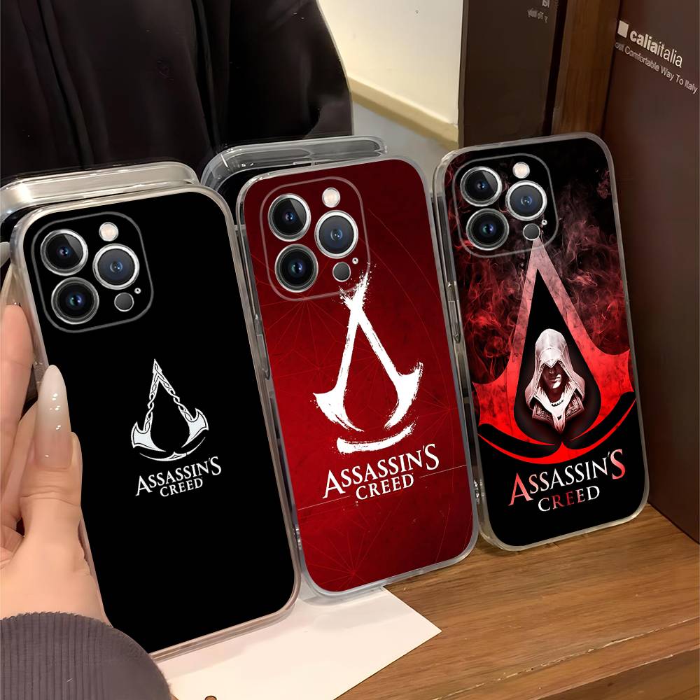 Прозрачный TPU Чехол для Телефона A-Assassin S-Creed Gaming Для IPhone 17 11 12 13 14 15 16 Pro Max 16 Plus Чехол