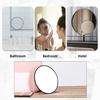 15CM 30X Magnifying Mirror with Tweezers Three Suction Cups Portable Travel Wall Mount Handheld Men Women Magnified Makeup Vanity Mirror