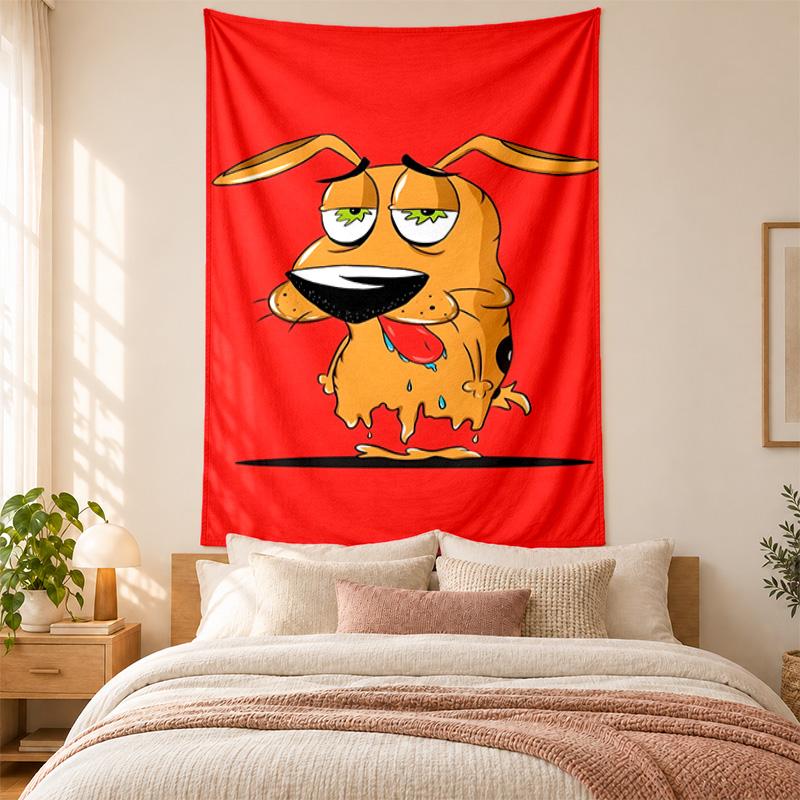 Brave Dog Tapestry highquality for decorating living room bedroom dorm walls ideal as bedroom wallart orholiday gift