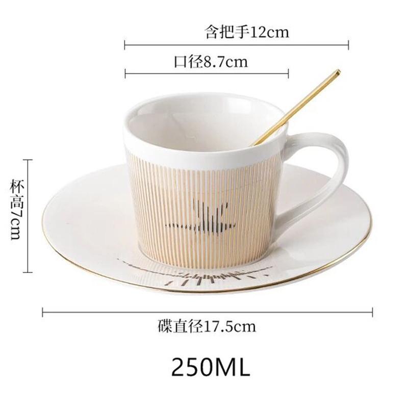 Новая динамическая зеркальная кружка-отражение 250~300 мл. Домашняя посуда для напитков. Креативная керамическая анаморфная чашка. Кофейный чайный сервиз. Интересный подарок.