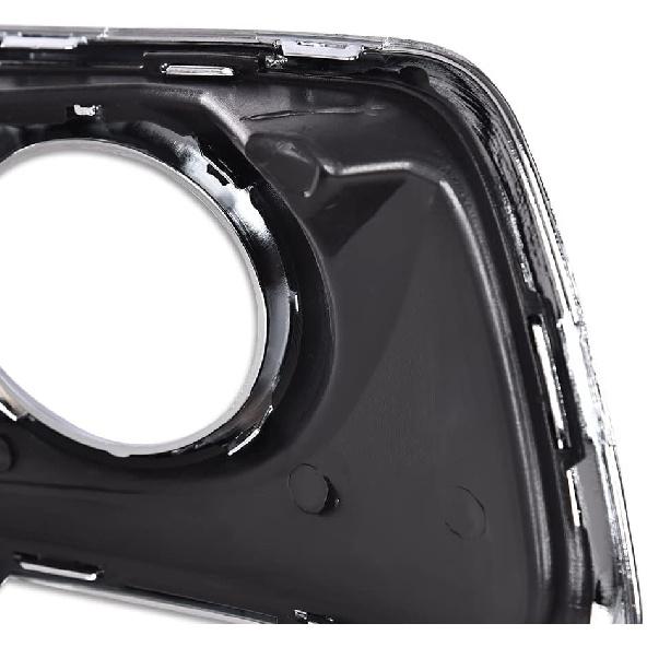 PIT66 Fog Lights Frame Trim Assembly Compatible with Chevy Malibu Eco 2013-2014/ Malibu 2013-2015/ Malibu Limited 2016, Left & Right Side Black 1