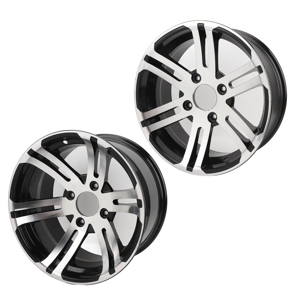 14in Wheel Aluminum Alloy High Strength Strong Construction Long Lifespan for Kart Cart