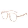 Anti-Blue Light Glasses Large Frame Square Eyewear Women Men High Quality Daily Eyeglasses Blue Light Blocking Man Lady Eyeglas