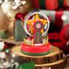 LED Christmas Ferris Wheel Animated Music Box Carnival Scene Light Up Village Ornament Holiday Tabletop Decoration Xmas Gift