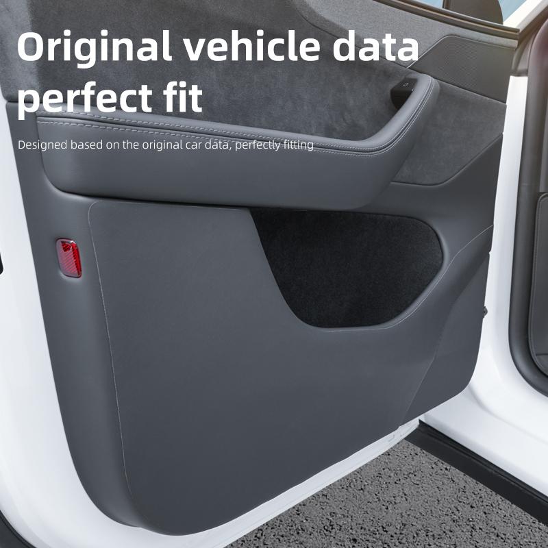 Car Door Anti-Kick Pad For Tesla Model Y Juniper 3 Highland Sticker Trim Kit Side Door Protector Cover Car Interior Decoration