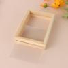 Mini Wedding Decor Art Photo Frame Vintage Wooden Picture Holder