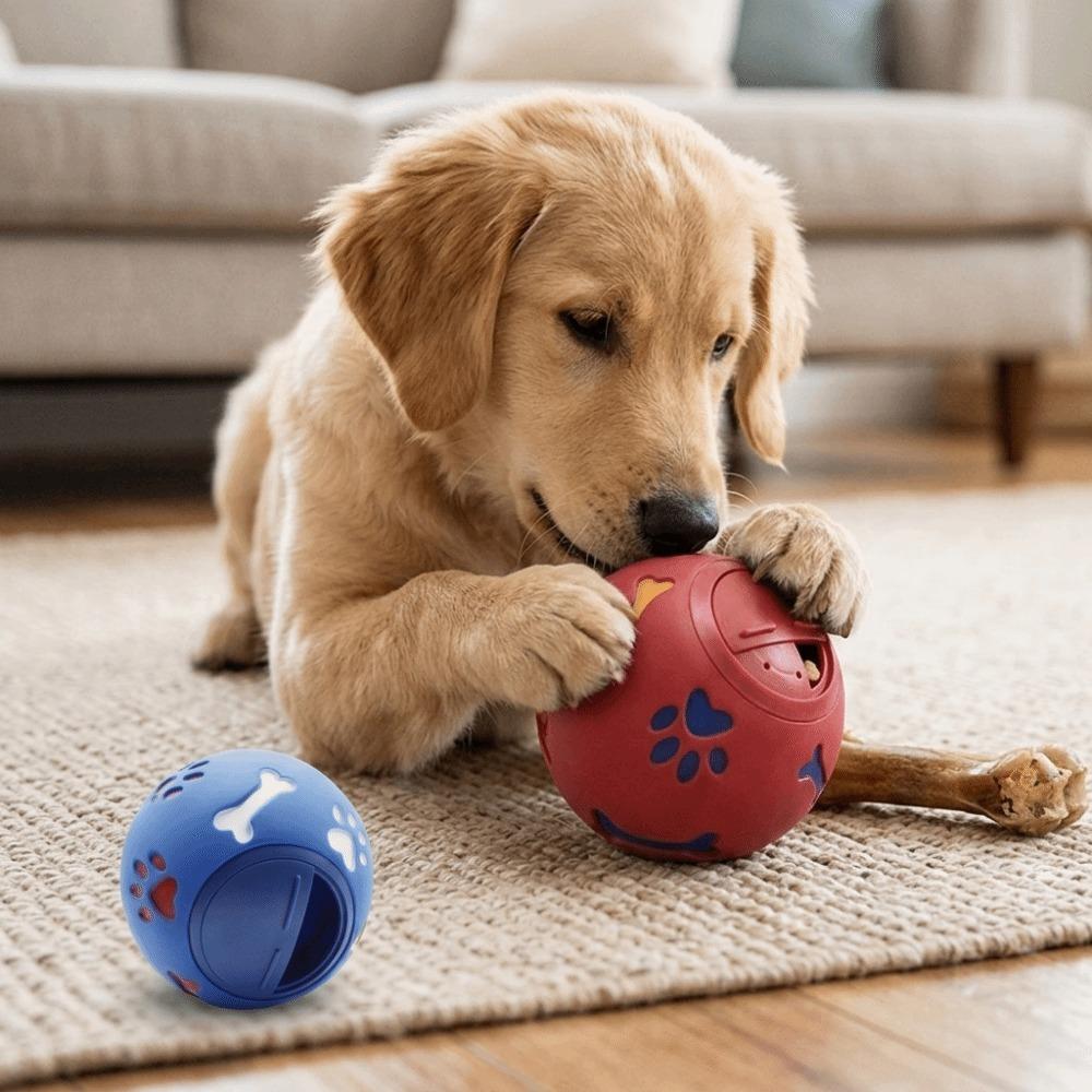 Multi Sizes Food Dispensing Ball Multi Colors Chew Toy Ball Easy To Clean IQ Puzzle Toy  Slow Feed