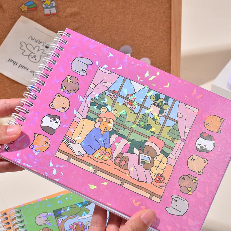 Креативная интересная раскраска для детей, милая тема животных, книга для граффити, раскраска Bobbie Goods