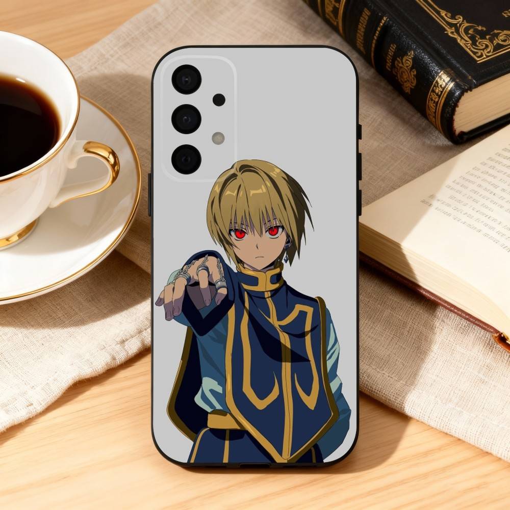 K-Kurapika H-Hunterpedia-A Чехол для телефона Samsung Galaxy A73,A72,A71,A70,A53,A52,A51,Мягкий силиконовый черный чехол