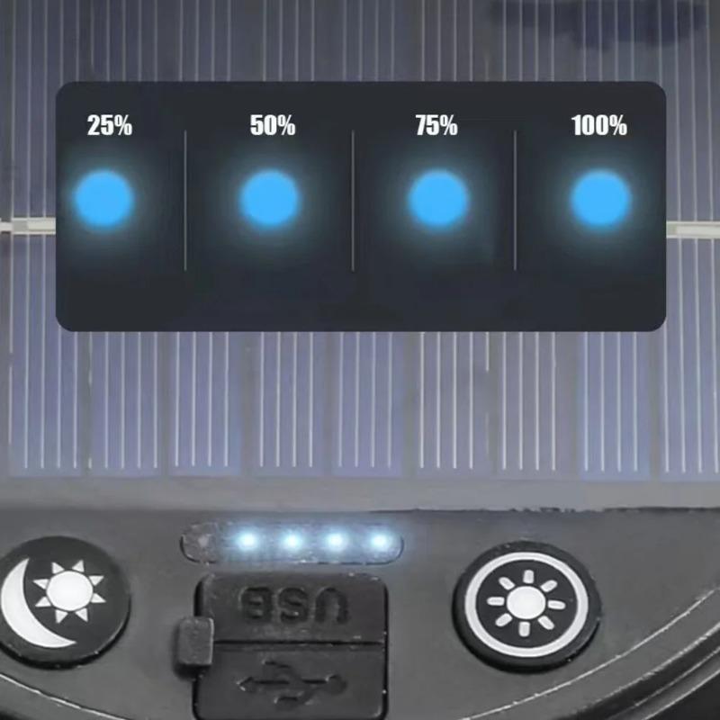 Солнечные фонари для кемпинга Светодиодные гирлянды для кемпинга Фонарь на солнечной батарее Водонепроницаемое окружающее освещение с регулируемыми режимами