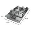 Cecotec Газовая плита Bolero Squad G 2200F Нержавеющая сталь